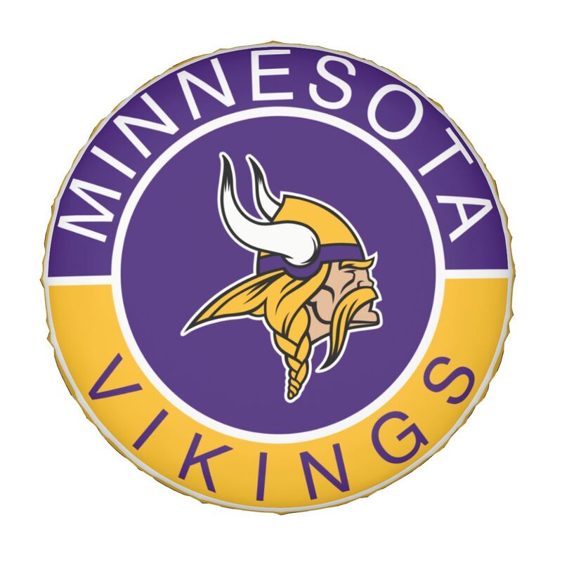 Minnesota Vikings Printed tire protection cover car spare tire dust protection covers