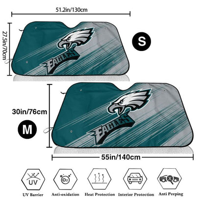 Philadelphia Eagles Print car windshield sunshade panel car windshield sunshade cover multiple sizes