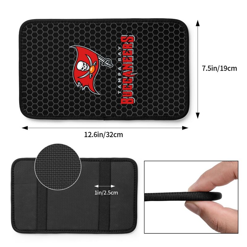 Tampa Bay Buccaneers Printed protective pad for car armrest box
