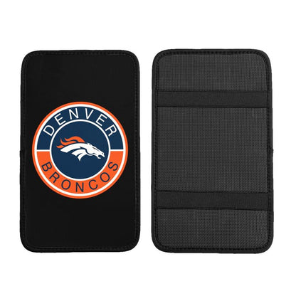 Denver Broncos print car armrest protective cover Car center console armrest pad