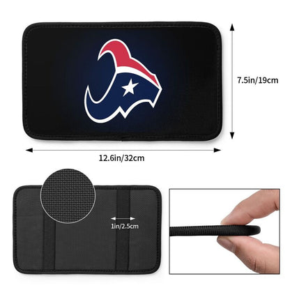 Car armrest box pad Houston Texans3 Printed central armrest box pad anti slip pad