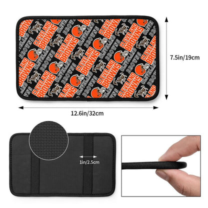 Cleveland Browns Printing car armrest box protective pad
