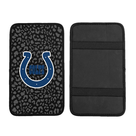 Indianapolis Colts print Car handrail box cushion Personalized car armrest cover