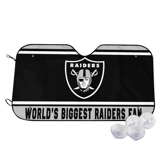 Las Vegas Raiders Printing is suitable for car front windshield sunshades Car windshield sunshades