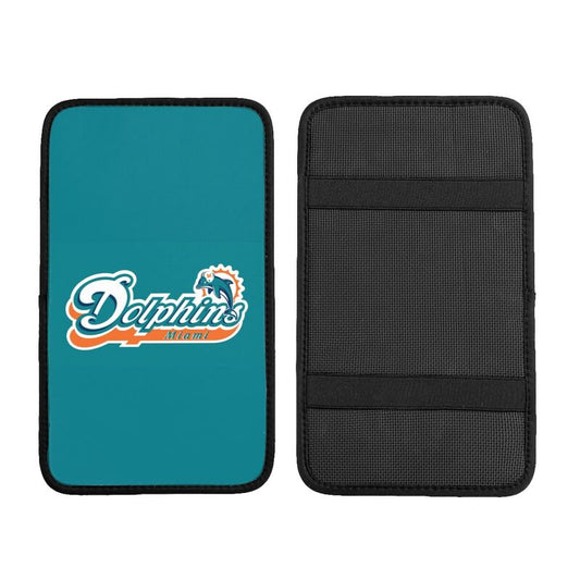 Miami Dolphins1 Printed car armrest box pad elbow protection pad