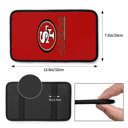 San Francisco 49ers2 Printed car armrest box pad anti-abrasion pad