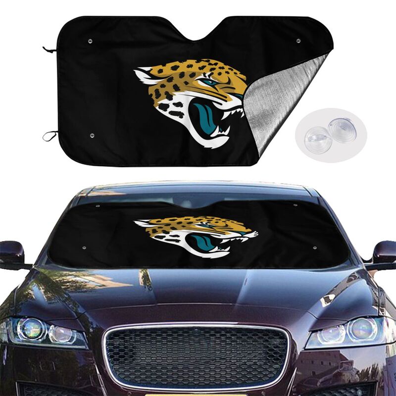 Jacksonville Jaguars Printed multi size front windshield sunshade car windshield sunshade