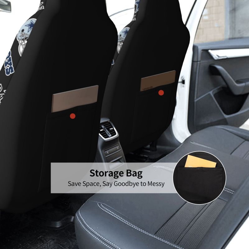 Dallas Cowboys Printed seat dust protection cover car seat protective cover