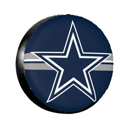 Dallas Cowboys 4 car dustproof sunscreen tyre protective cover Tyre protective cover