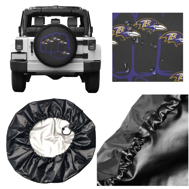 Baltimore Ravens Print tire protection cover car spare tire dust protection covers
