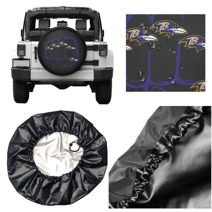 Baltimore Ravens Print tire protection cover car spare tire dust protection covers
