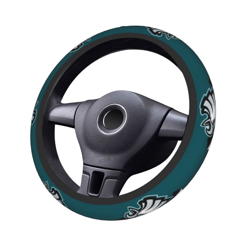 Philadelphia Eagles Printed breathable elastic steering wheel cover anti slip cover