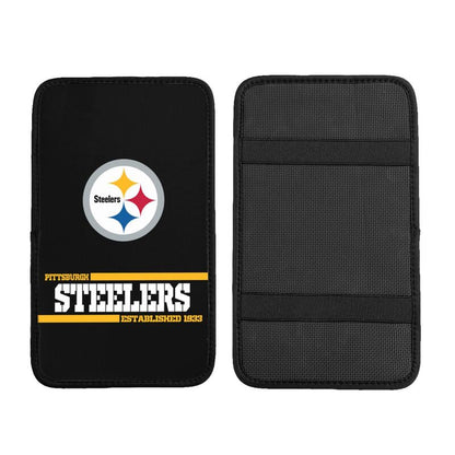Pittsburgh Steelers Printed car armrest box pad Protective pad