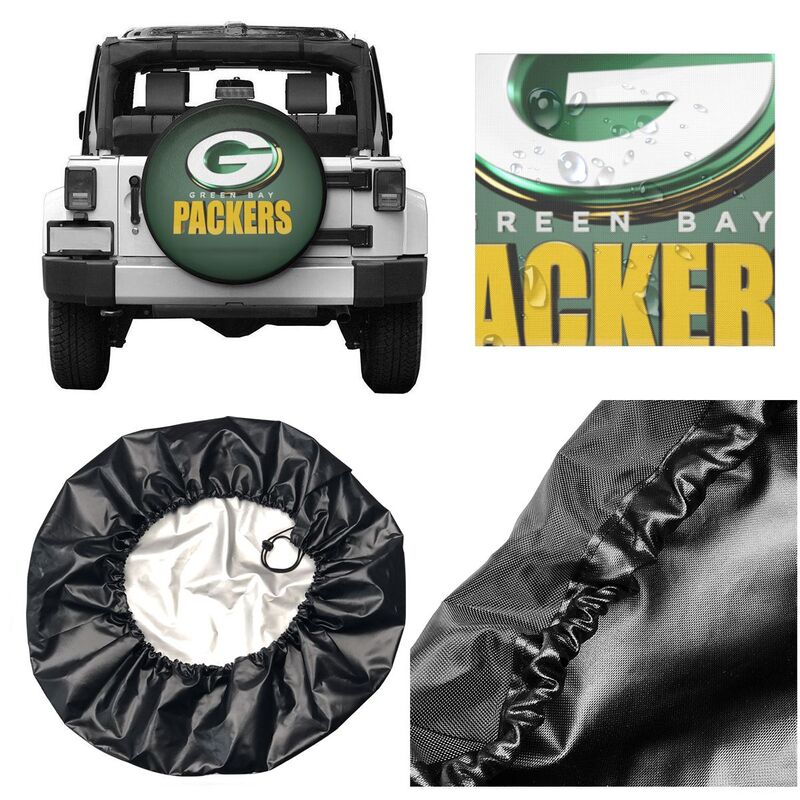 Green Bay Packers 5 Printing tire protection cover car sun protection tire protection covers