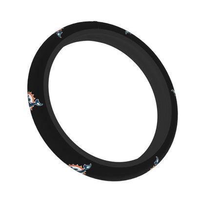 Miami Dolphins Printed breathable elastic steering wheel cover anti slip cover