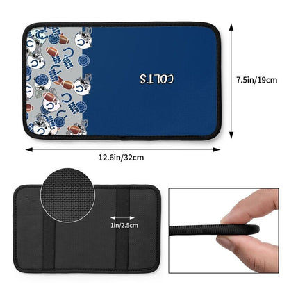 Indianapolis Colts print Car center console armrest pad car armrest protective cover