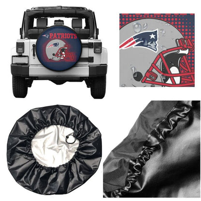 New England Patriots Printed tire protection cover car sun protection tire protection cover