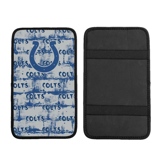 Indianapolis Colts print Car armrest box protective cover car center console armrest pad