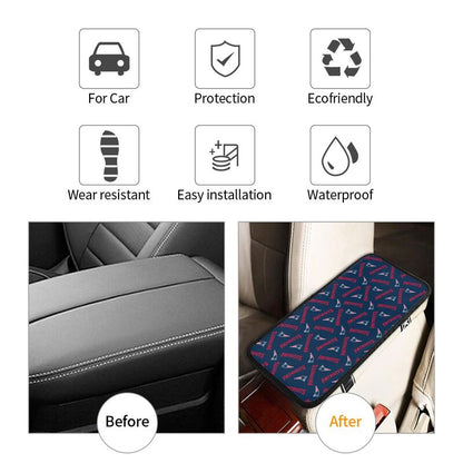 New England Patriots  Printed armrest protective cover car armrest box cushion