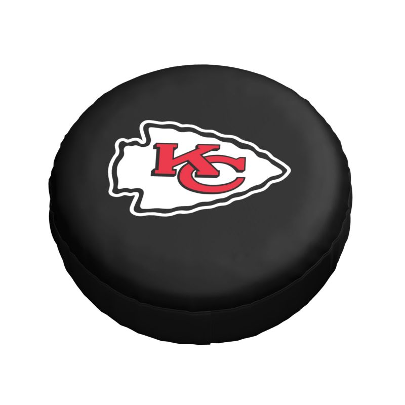 Kansas City Chiefs Car tire protection cover spare tire waterproof and dustproof cover