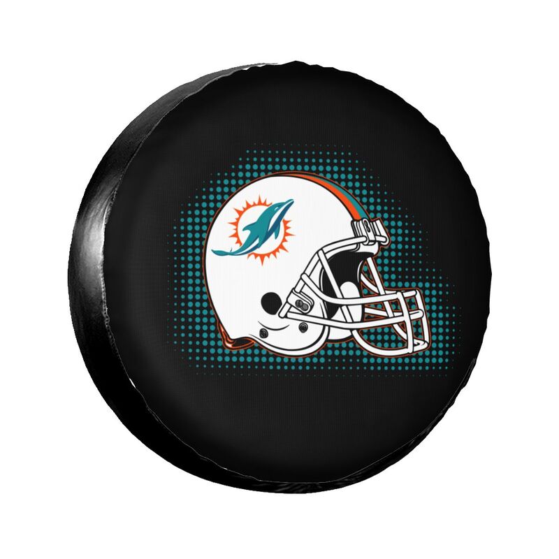 Miami Dolphins Printing tire protection covers car sun protection tire protection cover