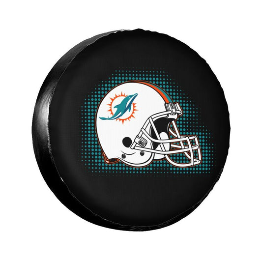 Miami Dolphins Printing tire protection covers car sun protection tire protection cover