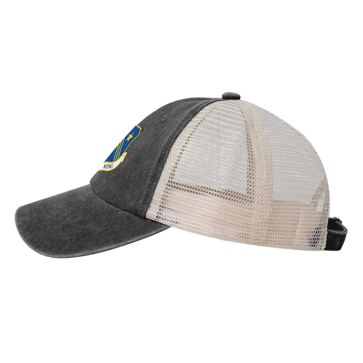 176th Wing Insignia Printed unisex baseball cap adjustable grid baseball cap veteran gift