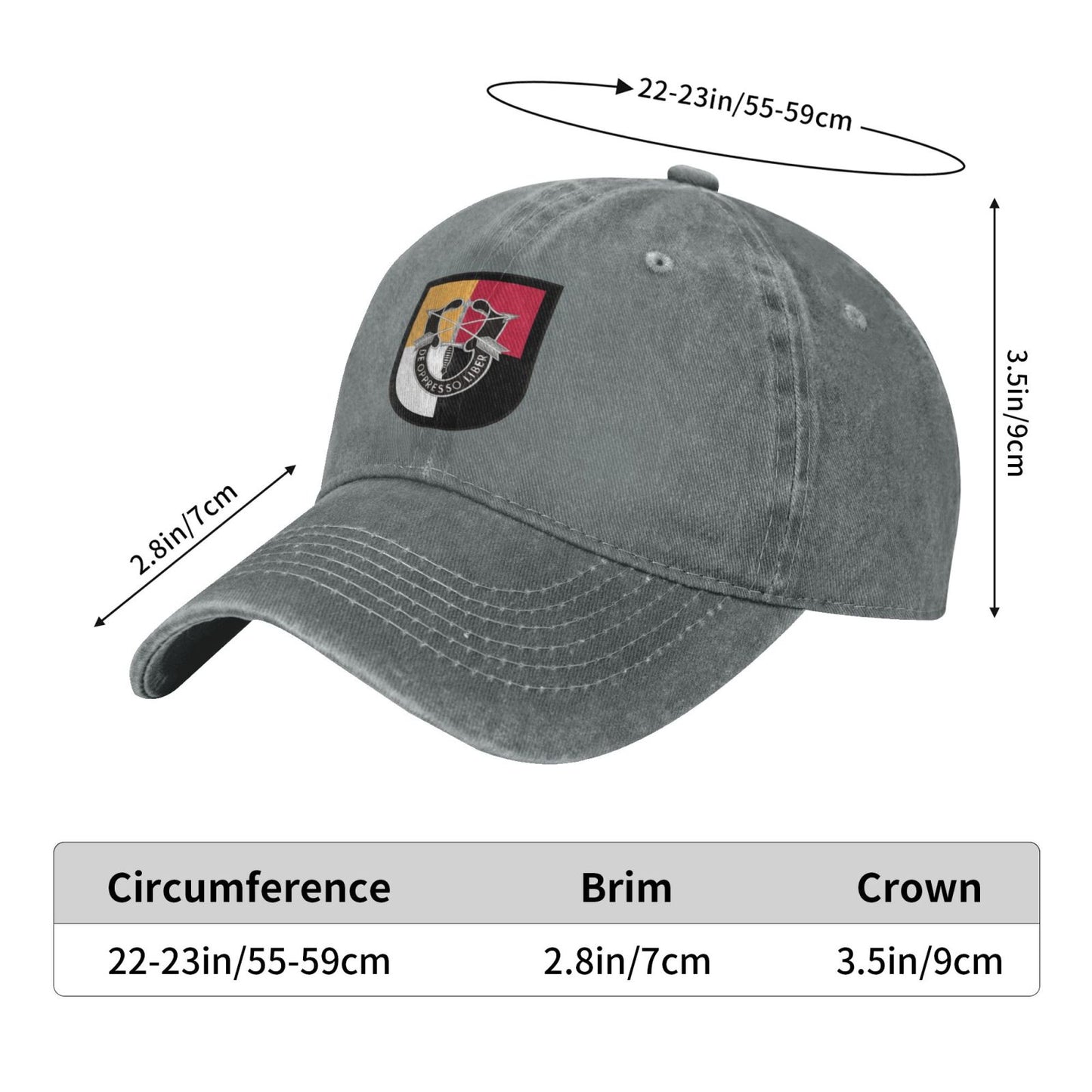 3rd Special Forces Group Printed unisex baseball cap adjustable cap outdoor sunshade trucker hat