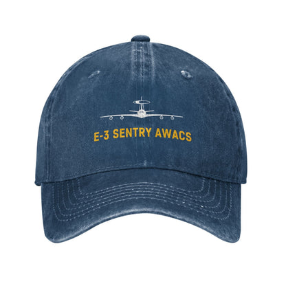 E-3 SENTRY AWACS Veterans Printed unisex baseball cap adjustable cap outdoor sun hats trucker hat