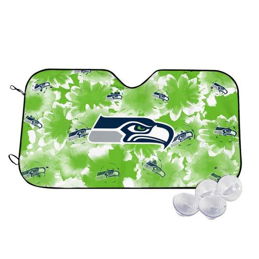 Seattle Seahawks Printed multi size car front windshield sunshade car windshield sunshade