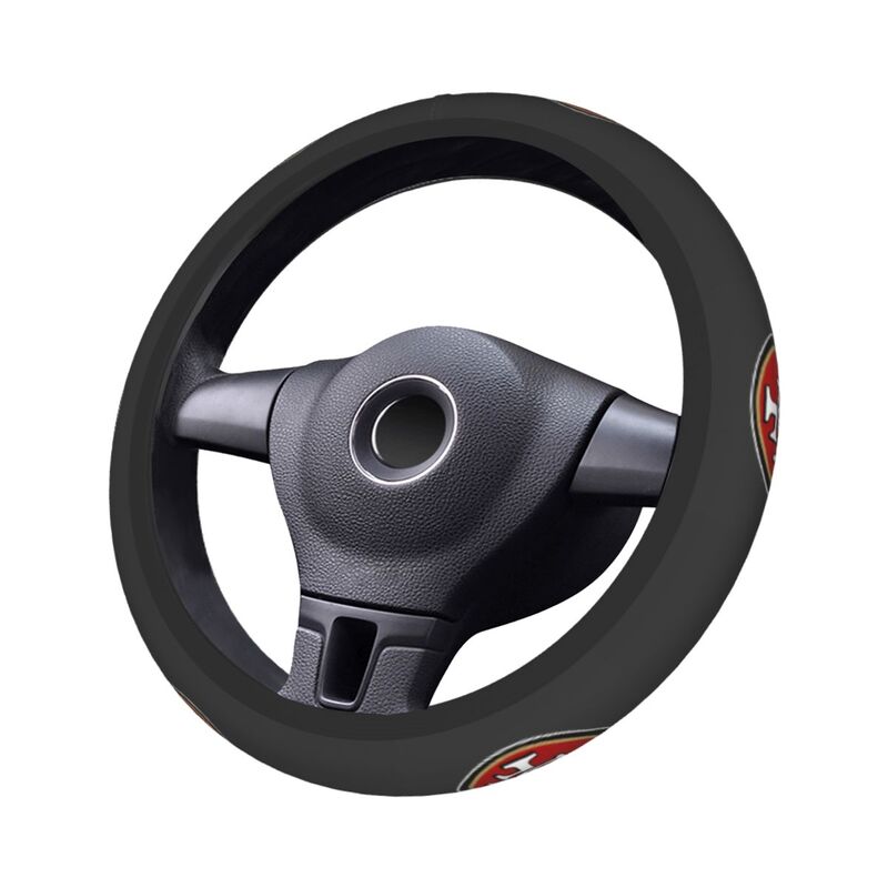 San Francisco 49ers Printed elastic steering wheel cover anti slip breathable