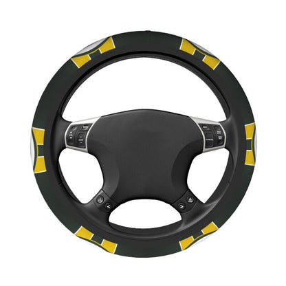 Green Bay Packers 2 Printed breathable elastic steering wheel cover anti slip cover