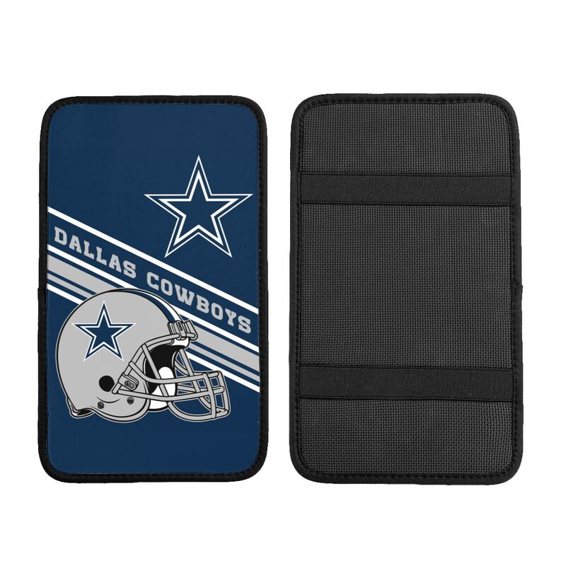 Car armrest box pad Dallas Cowboys Printed central armrest box elbow pad