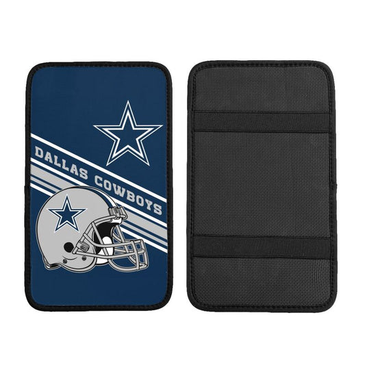 Car armrest box pad Dallas Cowboys Printed central armrest box elbow pad