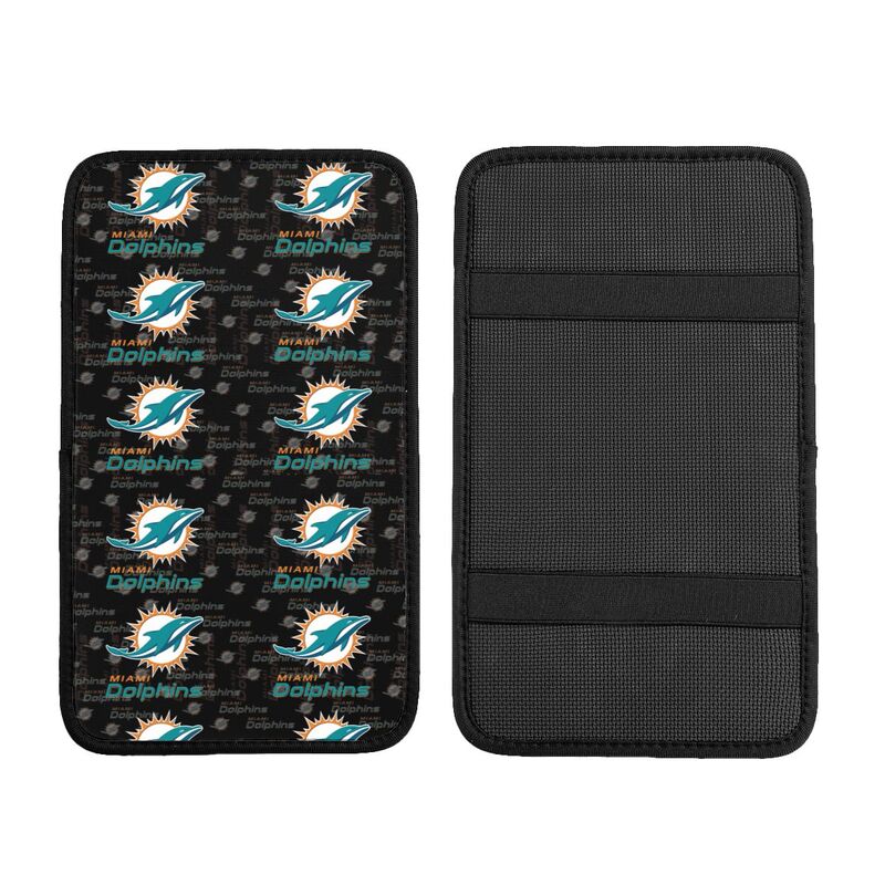 Miami Dolphins Protective pad for armrest box of printing vehicle