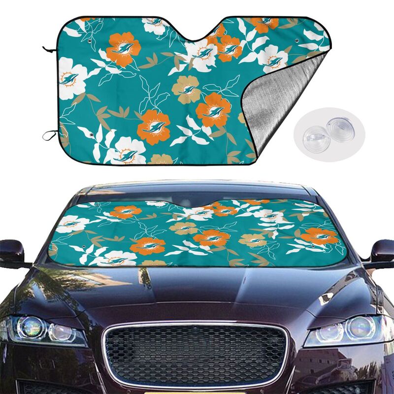 Miami Dolphins Printed car windshield sunshade front windshield sunshade (multi size)