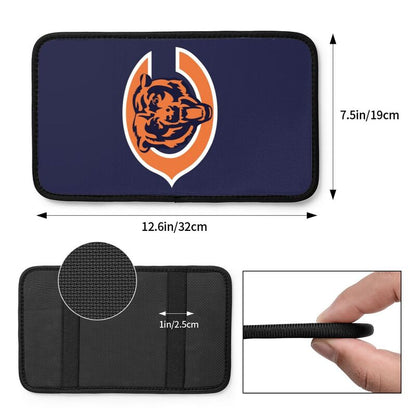 Car armrest box pad Chicago Bears Printed central armrest box cushion protective pad