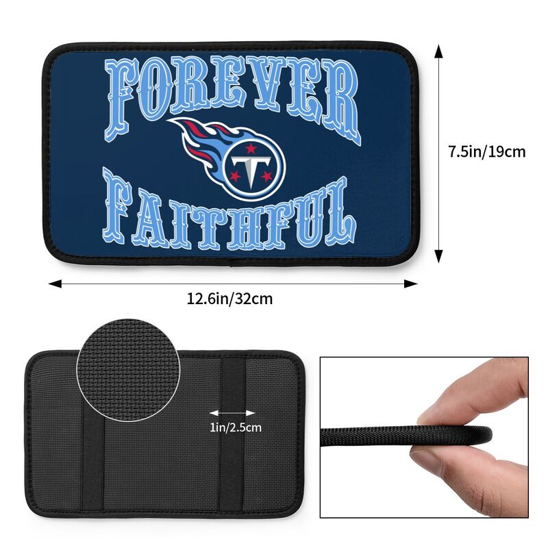 Tennessee Titans Print car armrest box cover armrest protective cover