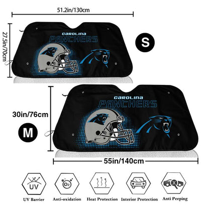 Carolina Panthers Printing Car windshield sunshades is suitable car front windshield sunshades