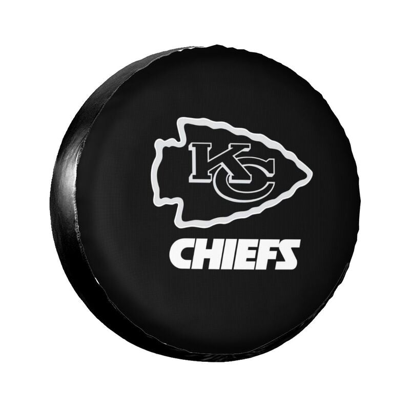 Kansas City Chiefs Print tire protection covers car sunscreen tire protection covers