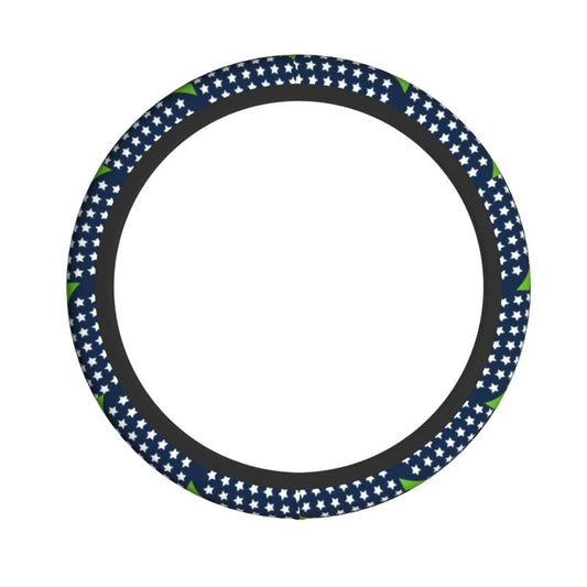 Seattle Seahawks 1 Printed breathable elastic steering wheel protective cover