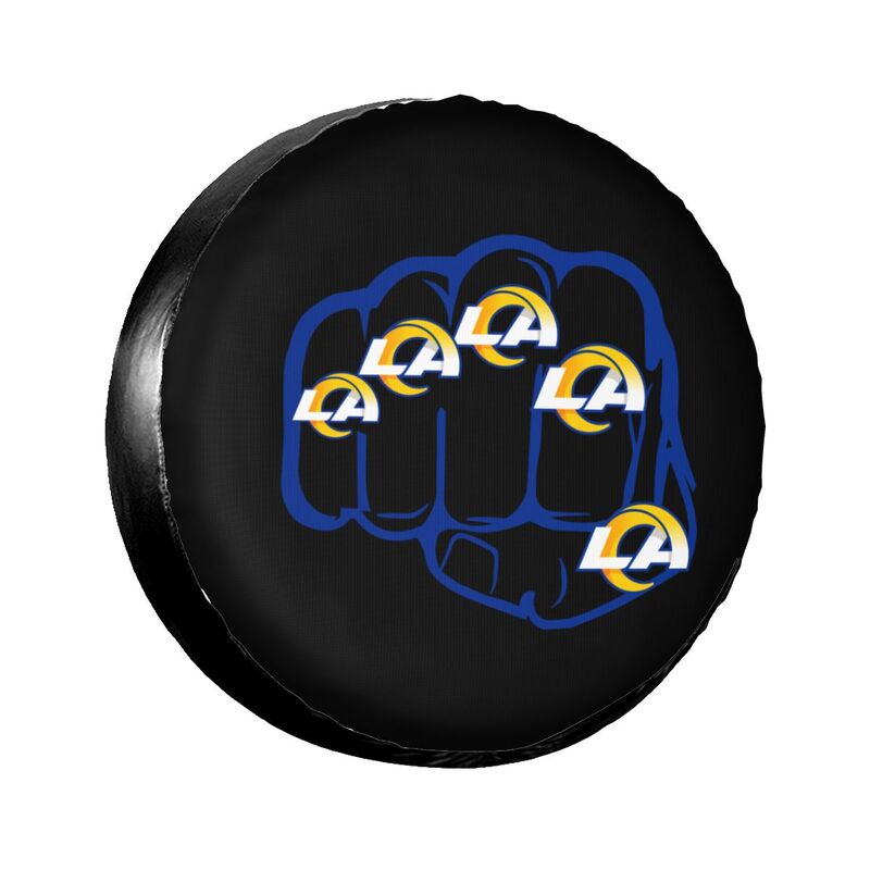 Los Angeles Rams Print tire protection cover car spare tire dust protection covers
