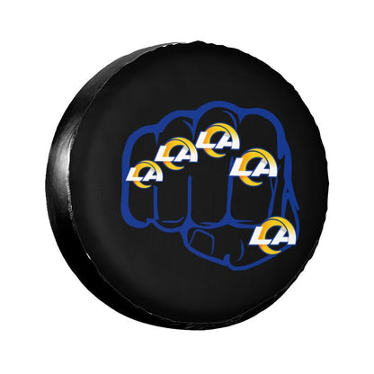 Los Angeles Rams Print tire protection cover car spare tire dust protection covers