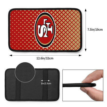 San Francisco 49ers Car handrail box cushion Personalized printed car armrest cover