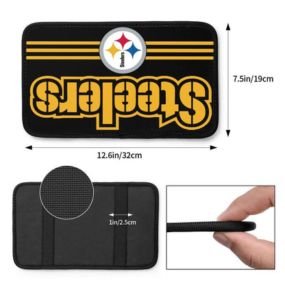 Car armrest box pad Pittsburgh Steelers 1 Printed central armrest box cushion protective pad
