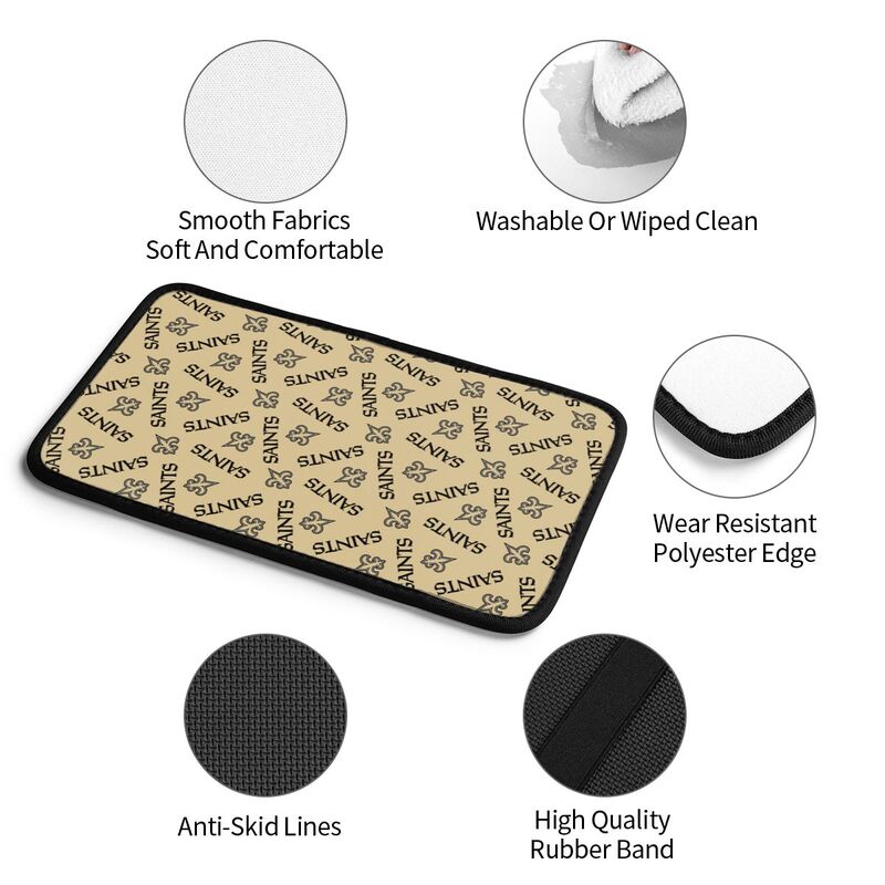 New Orleans Saints  Printed armrest protective cover car armrest box cushion