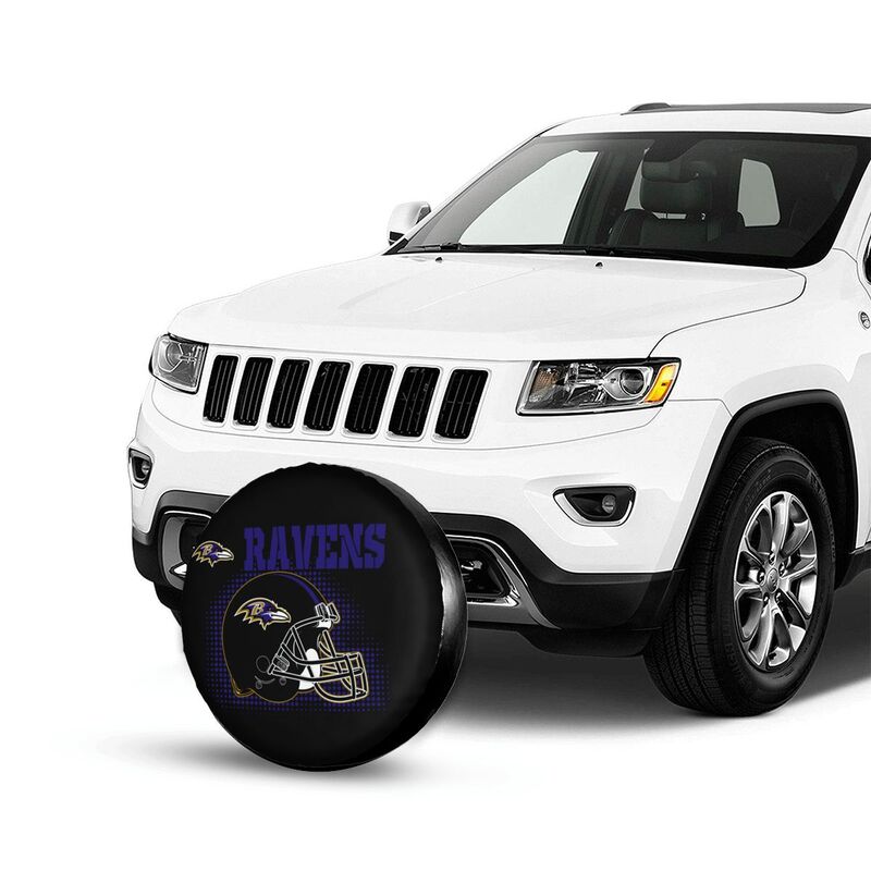 Baltimore Ravens Printed tire protection cover car sun protection tire protection cover