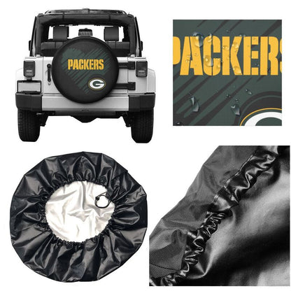 Green Bay Packers Printed car spare tire dust protection cover tire protection cover