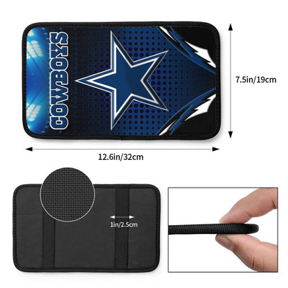 Car armrest box pad Dallas Cowboys5 Printed central armrest box pad anti slip pad