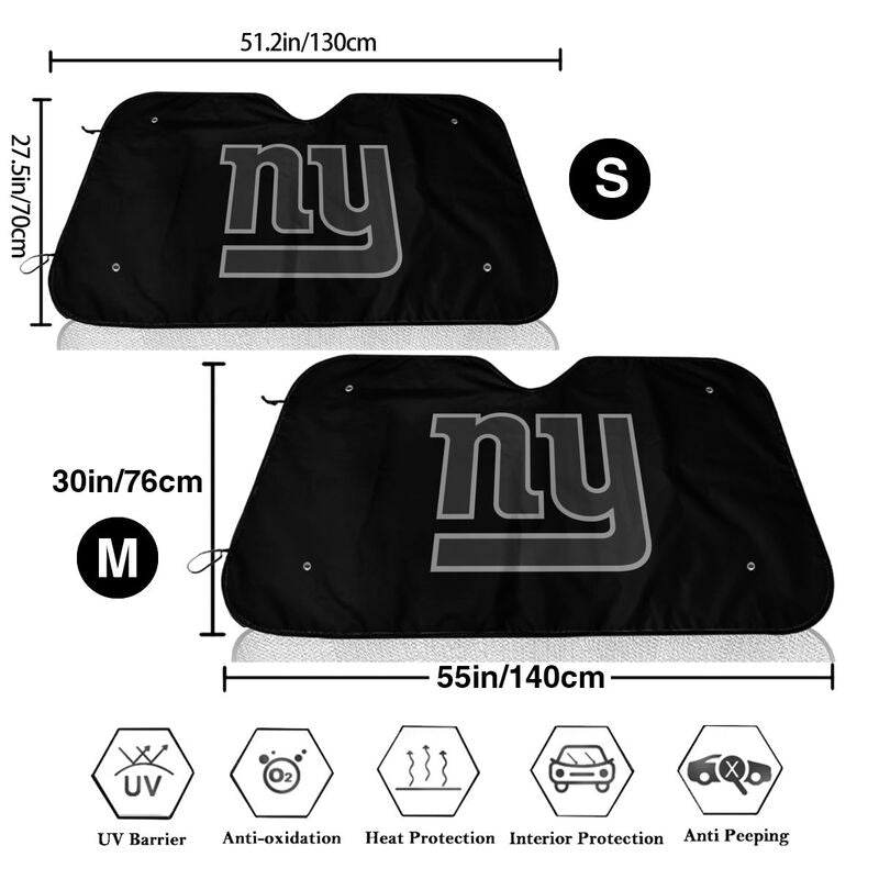 New York Giants 4 Print is suitable for front Car windshield sunshades Car windshield sunshades